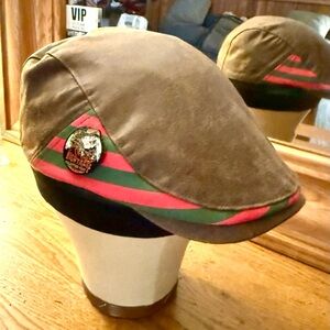 Boston Scally Nightmare 2 Elm Street Flat Cap with pin! Holy Grail! Rare! NWT!